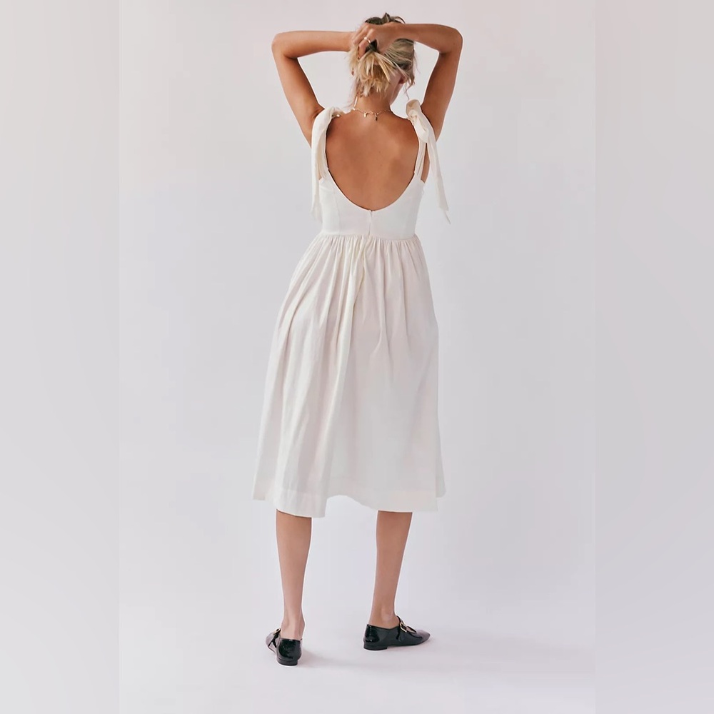 NWT For Love And Lemons Heidi Midi Dress XS - Picture 5 of 6